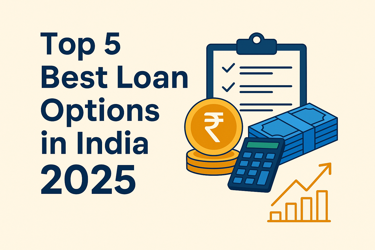Top 5 Smart Loan Options in India (2025) – Low Interest, High Approval Rate